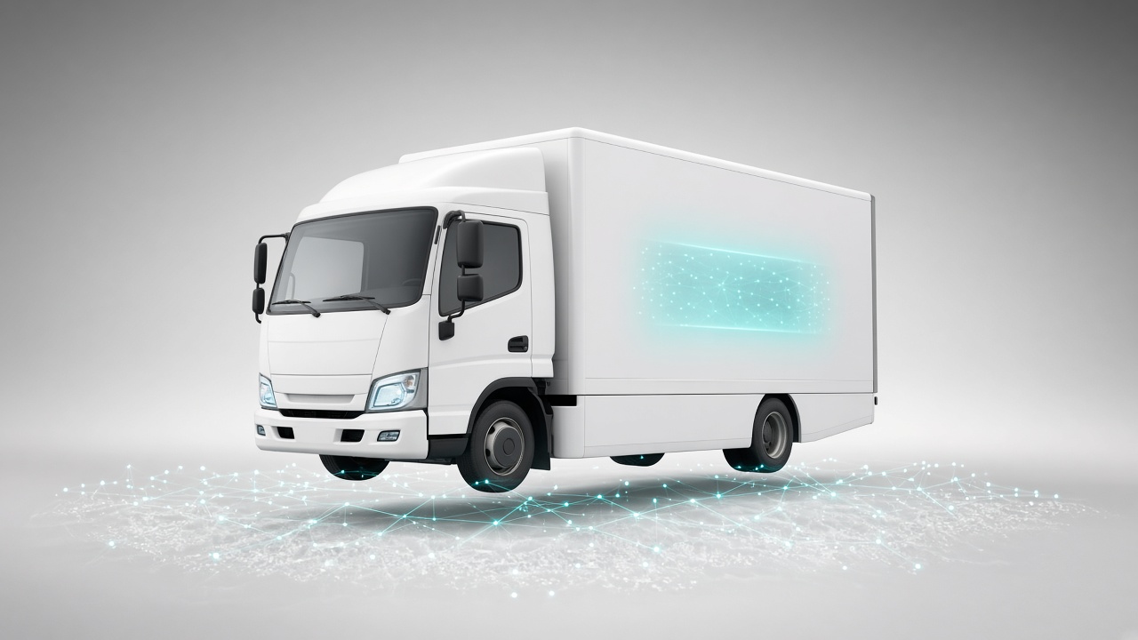 Transport truck with temperature monitoring